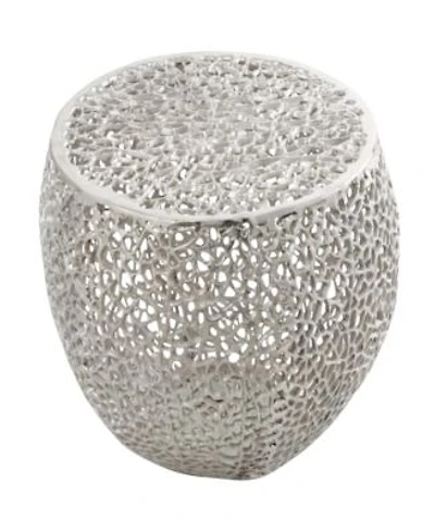 Rosemary Lane Aluminum Coral Accent Table Collection