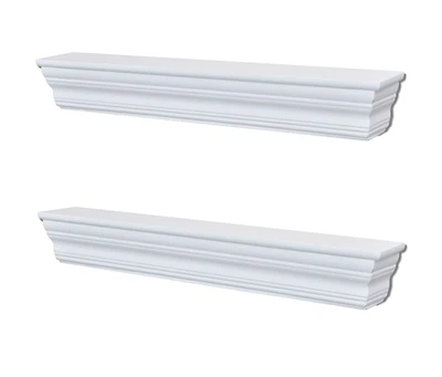 Wall Shelves 2 pcs White