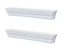Wall Shelves 2 pcs White