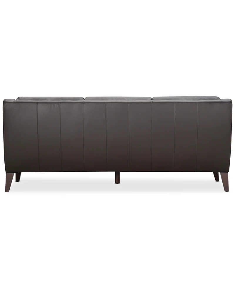 Collyn 83" Modern Leather Sofa, Created for Macy's