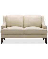 Collyn 59" Modern Leather Loveseat, Created for Macy's