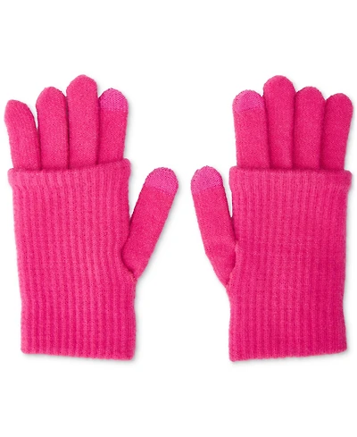 Steve Madden Women's Cozy Touchscreen Gloves, Created for Macy's