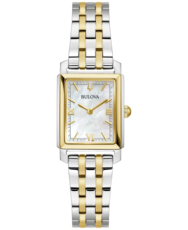Bulova Women's Classic Sutton Two-Tone Stainless Steel Bracelet Watch 21mm
