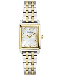 Bulova Women's Classic Sutton Two-Tone Stainless Steel Bracelet Watch 21mm