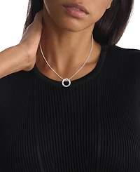 Calvin Klein Women's Silver-Tone Stainless Steel Chain Necklace