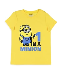 Despicable Me Girls Movie Minions 1 A Minion Sleep 2PC Pajama Short Set