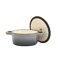 Smith and Clark Cast Iron 1 Quart Enamel Dutch Oven