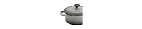 Smith and Clark Cast Iron 3 Quart Round Enamel Dutch Oven