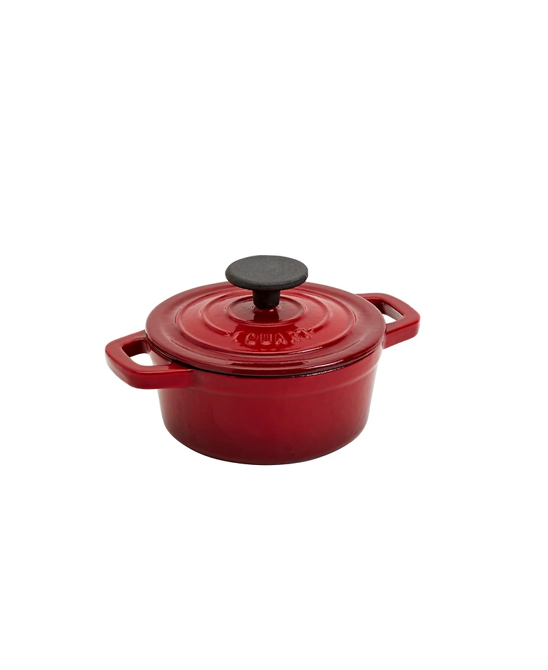Smith and Clark Cast Iron 1 Quart Enamel Dutch Oven