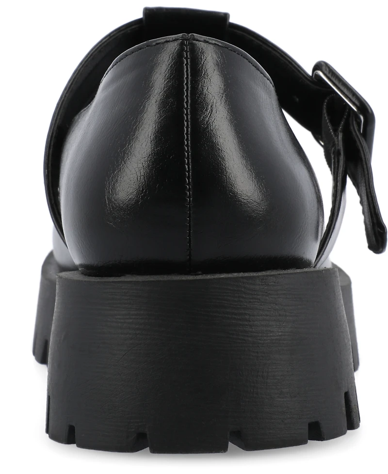 Journee Collection Women's Suvi Treaded Sole Mary Jane Flats