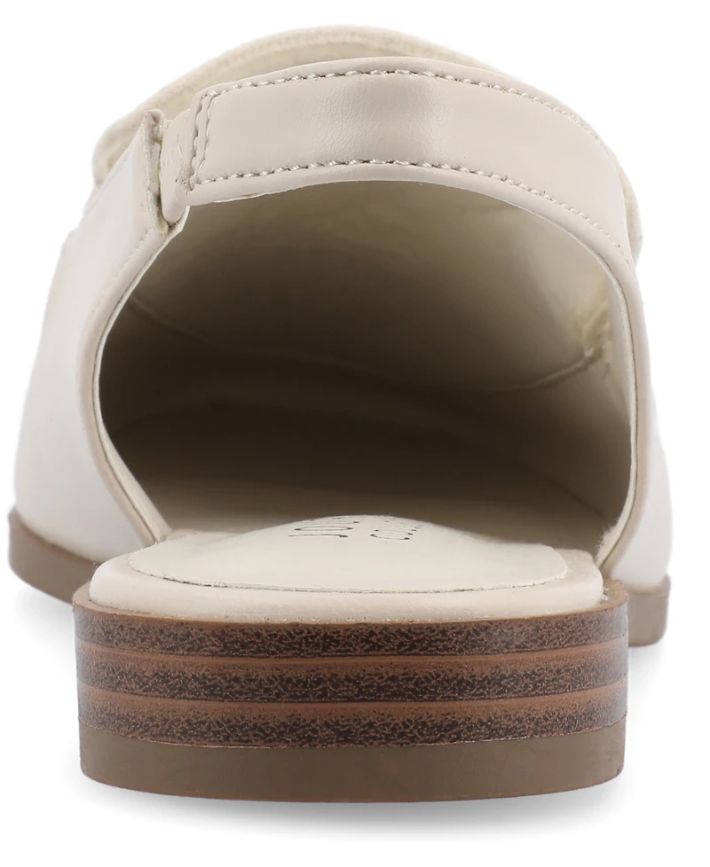 Journee Collection Women's Lainey Bit Sling Back Loafers