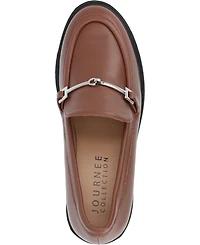 Journee Collection Women's Kezziah Platform Lug Loafer