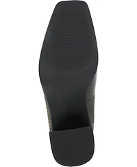 Journee Collection Women's Harlowe Chelsea Knit Block Heel Booties