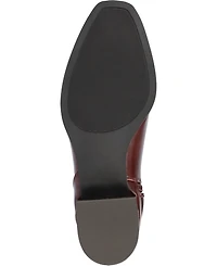 Journee Collection Women's Elley Buckle Strap Block Heel Booties