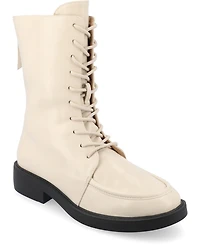 Journee Collection Women's Nikks Lace Up Combat Boots