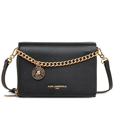 Karl Lagerfeld Paris Lourdes Crossbody with Chain Strap