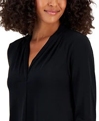 Jm Collection Petite Solid Top, Created for Macy's