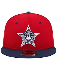 Men's New Era Red Charlotte Fc Americana 9FIFTY Snapback Hat