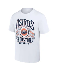 Men's Darius Rucker Collection by Fanatics White Houston Astros Distressed Rock T-shirt