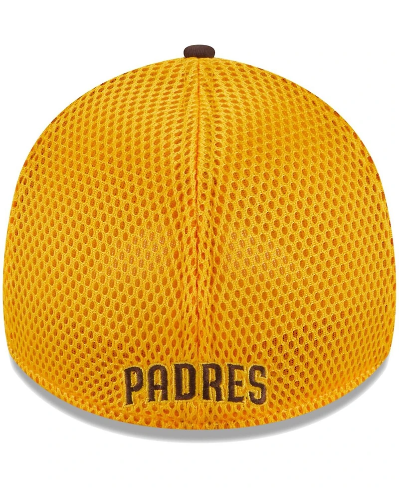 Men's New Era Brown San Diego Padres Team Neo 39THIRTY Flex Hat