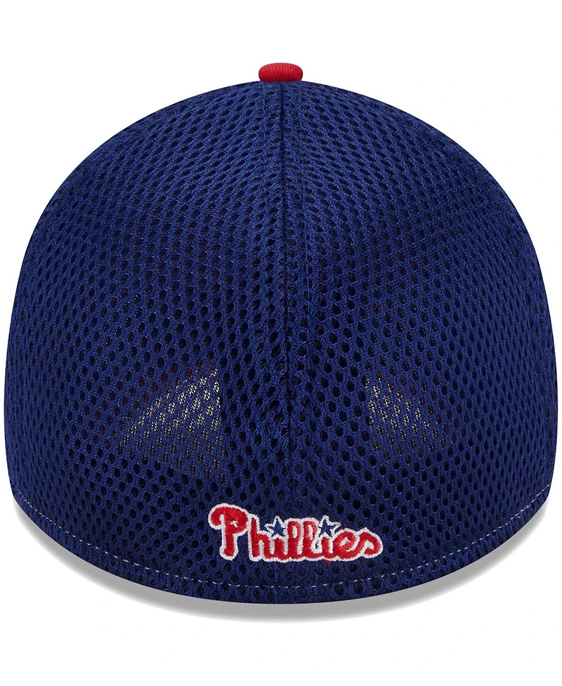 Men's New Era Red Philadelphia Phillies Team Neo 39THIRTY Flex Hat