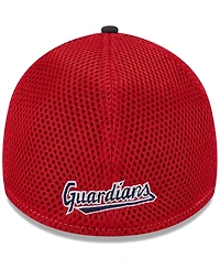Men's New Era Navy Cleveland Guardians Team Neo 39THIRTY Flex Hat