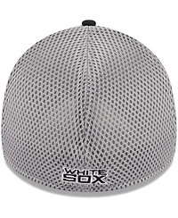 Men's New Era Black Chicago White Sox Team Neo 39THIRTY Flex Hat