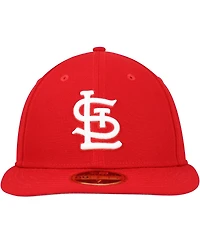 Men's New Era Scarlet St. Louis Cardinals Low Profile 59FIFTY Fitted Hat