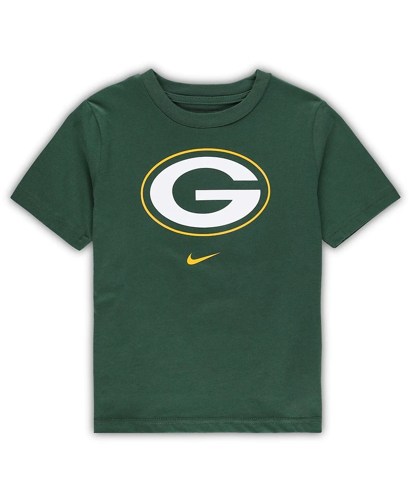 Preschool Boys and Girls Nike Green Bay Packers Team Wordmark T-shirt
