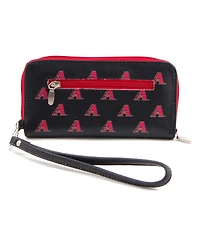 Women's Arizona Diamondbacks Zip-Around Wristlet Wallet