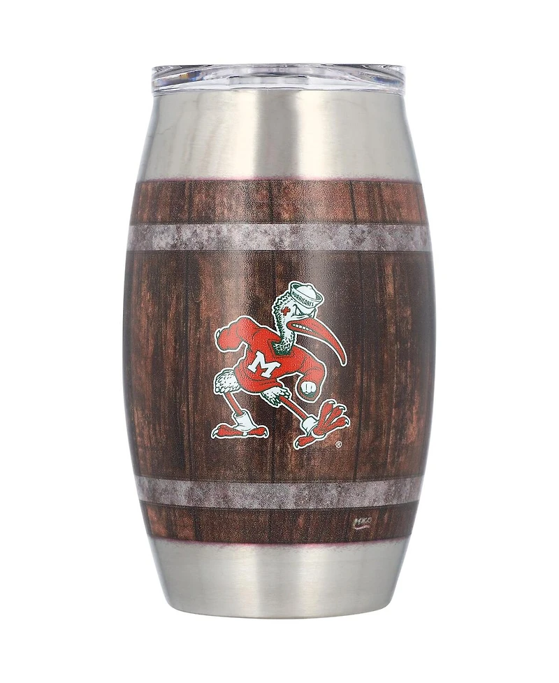 Miami Hurricanes 15 Oz Barrel Tumbler