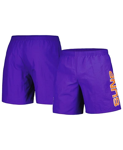 Men's Mitchell & Ness Purple Phoenix Suns Hardwood Classics 1992-2000 Throwback Logo Heritage Shorts