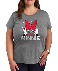Hybrid Apparel Trendy Plus Size Minnie Mouse Graphic T-shirt