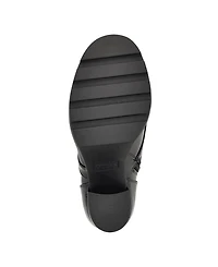 Guess Women's Neadyn Heeled Lug Sole Lace Up Hiker Booties