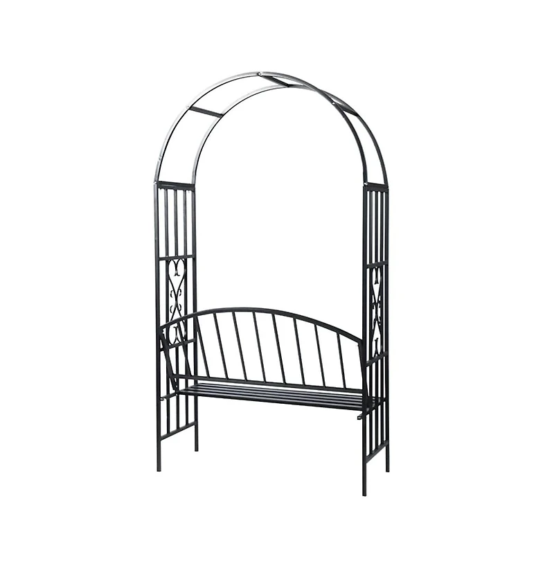 vidaXL Garden Rose Arch with Bench