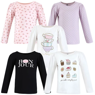 Hudson Baby Toddler Girls Long Sleeve T-Shirts