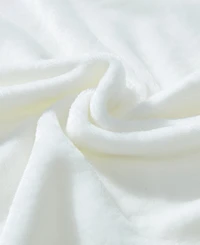 Nautica Solid Ultra Soft Plush Fleece Blanket