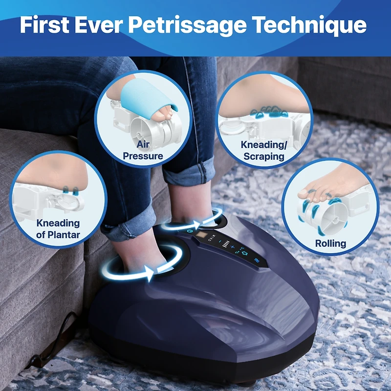 Miko Shiatsu Foot Massager Machine With Multiple Functions and Heat