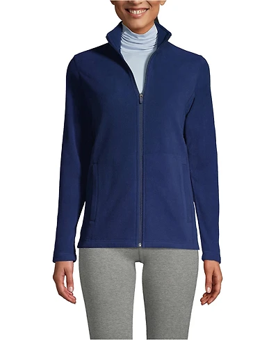 Lands' End Women's Tall Anyweather Fleece Full Zip Jacket