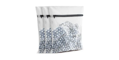 3 Pack Medium Reusable Mesh Laundry Bags for Delicates