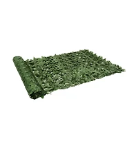 Balcony Screen with Dark Green Leaves 118.1"x59.1"