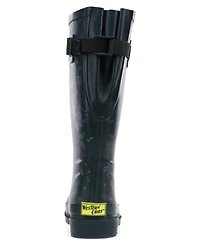 Women's Floral Adjustable Calf Rain Boot