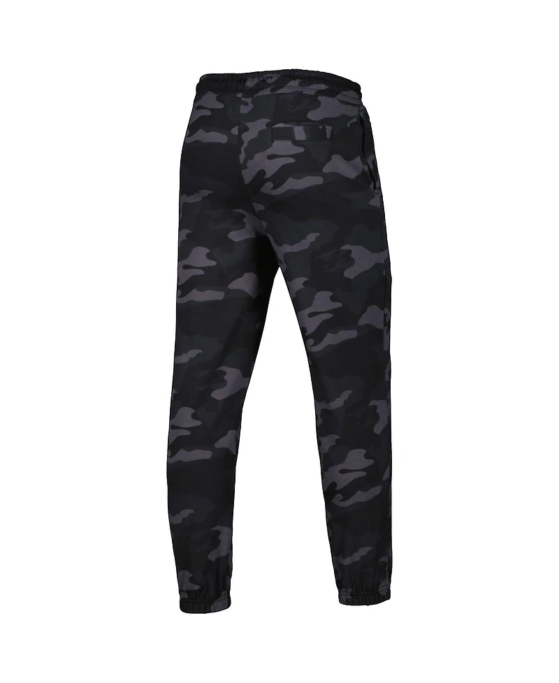Men's New Era Black, Camo Portland Trail Blazers Tonal Joggers