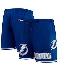 Men's Pro Standard Blue Tampa Bay Lightning Classic Mesh Shorts