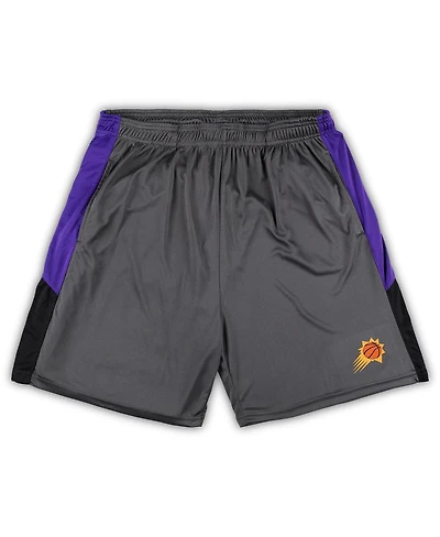 Men's Fanatics Gray Phoenix Suns Big and Tall Shorts