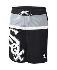 Men's G-iii Sports by Carl Banks Black Chicago White Sox Sea Wind Swim Shorts