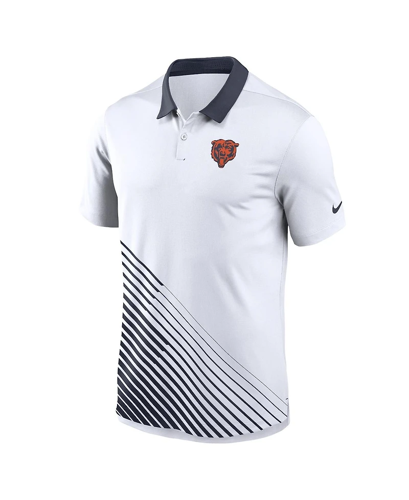Men's Nike White Chicago Bears Vapor Performance Polo Shirt