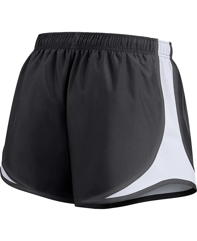 Women's Nike Black New Orleans Saints Plus Tempo Shorts