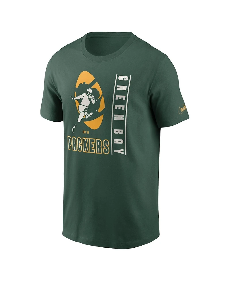 Men's Nike Green Bay Packers Lockup Essential T-shirt