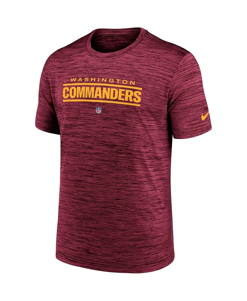 Men's Nike Burgundy Washington Commanders Velocity Performance T-shirt